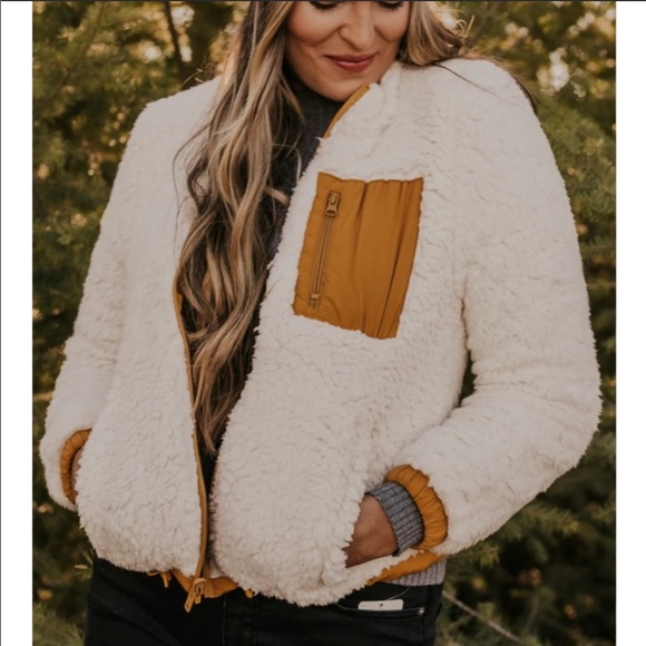 Roolee Jackets & Blazers - Reversible Sherpa Puffer Jacket